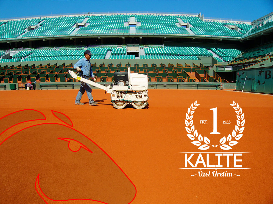 kiremit irmiği, kiremit tozu, spor, koşu, tenis kortu zeminlerinde kullanılır